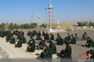 آیین نکوداشت هفته ایمنی در تیپ انصارالحسین(ع) همدان