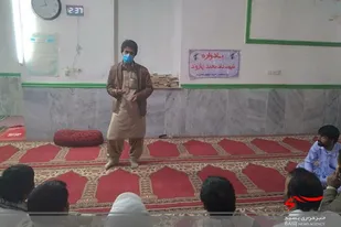 برگزاری یادواره شهید دادمحمد بهاروند در شهر گشت سراوان