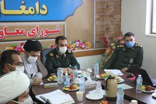 برگزاری نشست شورای فرماندهی سپاه استان سمنان در دامغان