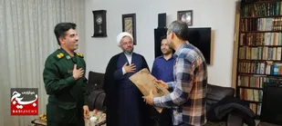 دیدار فرمانده حوزه شهدای مدافع حرم با خانواده فرماندهان پایگاه&zwnj;های پردیسان