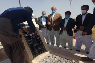 غبار روبی مزار شهید محمد عثمان بارانزهی در سیب و سوران