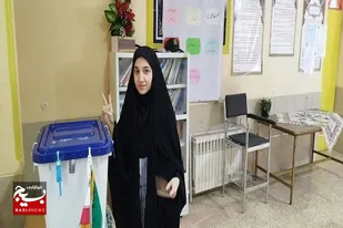 حضور گسترده و پرشور رای اولی ها در پای صندوق های رای