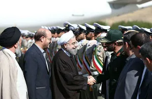 رئیس جمهور وارد استان کردستان شد