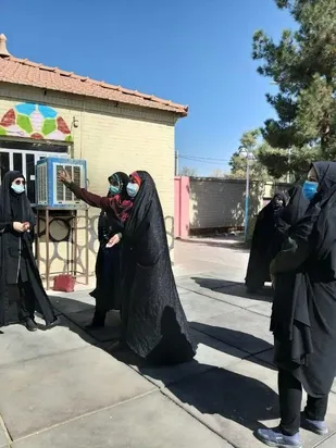 مسابقه دارت خواهران بسیجی میبدی