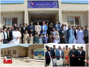 همزمان با هفته دولت، مجتمع شبانه روزی شهدای بانک ملت قادرآباد خاش افتتاح شد