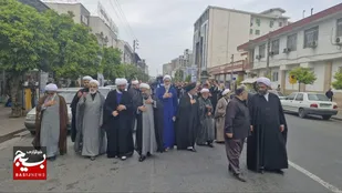 مراسم دسته روی و عزاداری شهادت امام جعفرصادق علیهم السلام در تنکابن