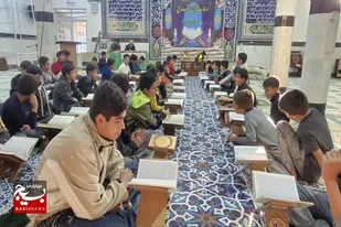 برگزاری سی و دومین دوره مسابقات قرآن و عترت بسیج در حوزه شهری امام خمینی(ره) فامنین