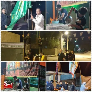 برپایی موکب اباعبدالله الحسین (ع) در روستای عشایری مشراگه هندیجان