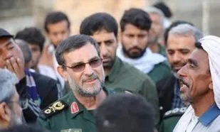 بازدید فرمانده نیروی دریایی سپاه پاسداران انقلاب اسلامی از شهرک شهید سلیمانی زاچ و داربست