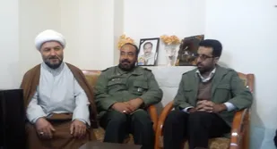 دیدار با خانواده شهدای شهر کیان