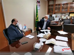دیدار مسئول سازمان بسیج ادارات استان با مدیر کل جهاد کشاورزی استان
