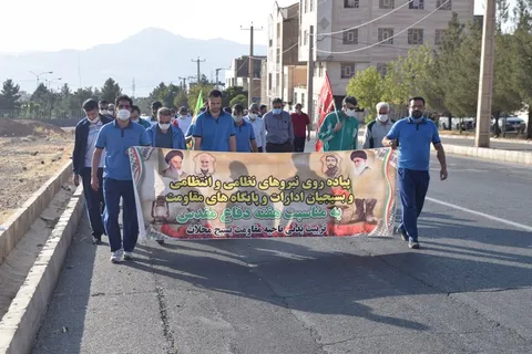 همایش پیاده روی ویژه گرامیداشت هفته دفاع مقدس در محلات