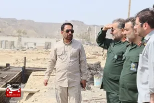 بازدید سردار سلیمانی از پروژه ۱۰۰۰ واحدی خانه محرومین چابهار