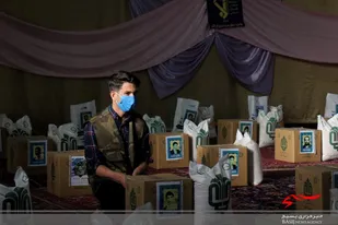 رزمایش کمک مومنانه مسجد ۱۴ معصوم شهرک قائم اراک برگزار شد
