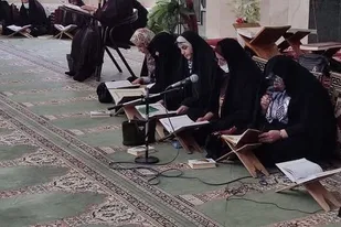 برگزاری محفل انس با قرآن کریم در حوزه زکیه زاهدان