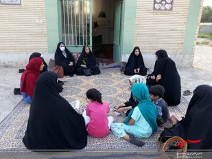 برگزاری جلسه صالحین نوجوانان در جوار امام زاده برگزار شد