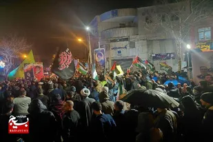 طنین شعار &laquo;حیدر حیدر&raquo; در شب نهم خون&zwnj;خواهی سیدالشهدا ایران در اسدآباد