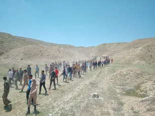 برگزاری رزمایش الی بیت المقدس در شهرستان ماهنشان