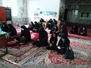 مراسم زیارت اربعین حسینی در پایگاه حضرت مریم (س) راز