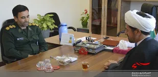 دیدار مسئول شورای هماهنگی تبلیغات اسلامی خراسان شمالی با فرمانده سپاه بجنورد