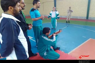 برگزاری مسابقات تفنگ بادی کارکنان سپاه ناحیه اسدآباد