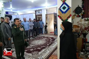 دیدار خانواده معظم شهید حسین اسحاقی