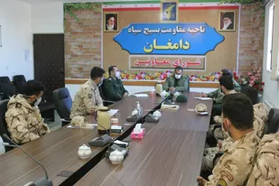دیدار سربازان با فرمانده سپاه ناحیه دامغان