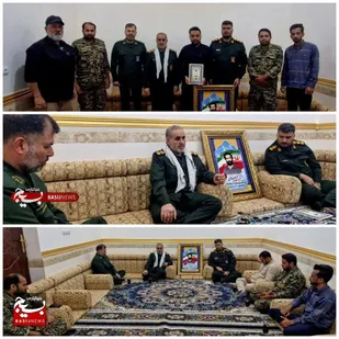 با حضور فرمانده ناحیه بسیج؛ خانواده شهید سوسنگردی تکریم شدند