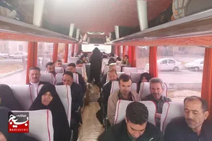 اعزام زائران فامنینی به مناطق عملیاتی غرب کشور