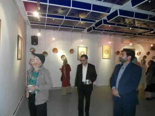 برپایی نمایشگاه آثار تذهیب در شاهرود