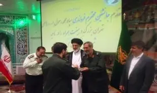 مراسم تکریم و معارفه فرمانده ناحیه مقاومت بسیج شهید باهنربرگزارشد