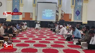 برگزاری همایش قرآنی بسیج با حضور قاریان تشیع و اهل سنت سیریکی