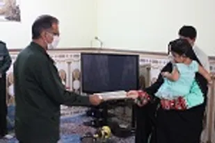 دیدار با خانواده شهید چراغمکان در چابهار