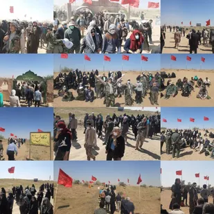 حضور کاروان راهیان نور پیشوا در چهار یادمان شهدا در روز دوم