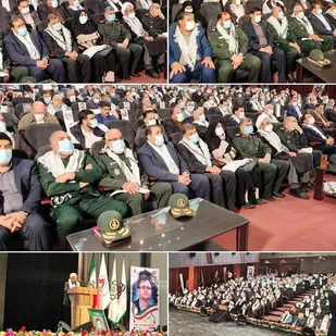 یادواره باشکوه ۳۰۰۰ شهید استان ایلام در تهران برگزار شد + تصاویر