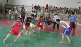 كسب مقام سوم مسابقات طناب كشی