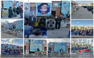 برگزاری یادواره شهدای طایفه اعراب قنبری در داراب فارس