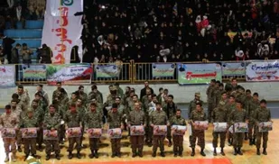 همایش شکوه ایستادگی بسیجیان در همدان برگزار شد
