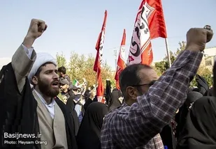 بدرقه باشکوه آرمان/ پیکر طلبه بسیجی شهید علی&zwnj;وردی در تهران تشییع شد