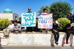 حضور 210 بسیجی شهرستان سرخه در مراسم سالروز ارتحال امام راحل