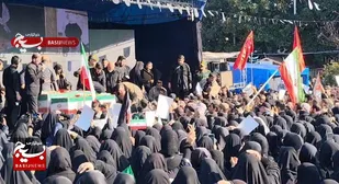 بدرقه شهدای گیلانی بر دستان مردم قدرشناس رشت