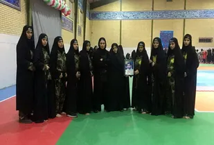 کسب مقام توسط خواهران بسیجی در رشته دفاع شخصی