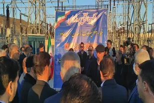 افتتاح خط ۲۳۰ کیلو ولت زاهدان - میرجاوه با حضور معاون اول رئیس جمهور