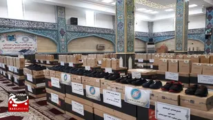 کفش&zwnj;های مهربانی به پای کودکان مناطق محروم خوزستان