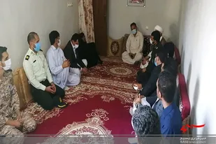 دیدار با خانواده شهدا و جانبازان در قصرقند