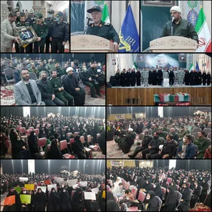 گرامیداشت دهه مقاومت و سومین سالگرد شهادت سردار حاج قاسم سلیمانی در پیشوا