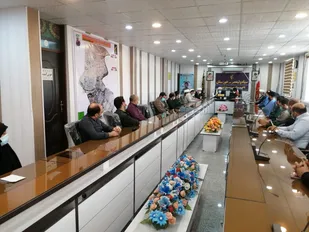 برگزاری مراسم تکریم و معارفه مسئول دفتر نمایندگی ولی فقیه در ناحیه مقاومت بسیج شوشتر+عکس