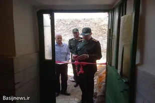 افتتاح کارگاه ریسندگی به همت بسیج سازندگی سپاه ملایر در روستای گماسا