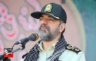 سردار رادان: فراجا از مبدا تا مقصد در کنار کاروان راهیان نور است