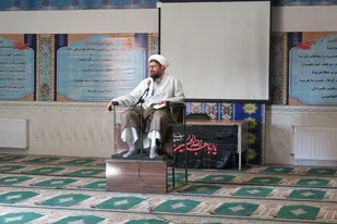 مراسم عزاداری شهادت پیامبر گرامی اسلام و امام حسن مجتبی در ناحیه مقاومت بسیج میثم